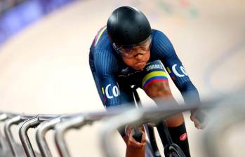 Stefany Cuadrado, gran figura del ciclismo de pista mundial juvenil. FOTO GETTY