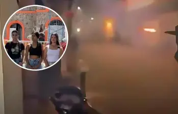 La Policía y la Alcaldía de Remedios compartieron en redes sociales un mensaje junto a las tres mujeres identificadas, para concientizar a los jóvenes sobre los peligros de la pólvora. FOTO: Cortesía Alcaldía de Remedios y redes sociales