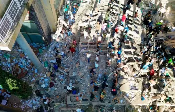 El Gobierno Nacional destacó la donación de US$1,5 millones anunciada por Drummond, además de los $50 millones reunidos por iniciativa de sus empleados para apoyar a los afectados por la tragedia. FOTO Manuel Saldarriaga