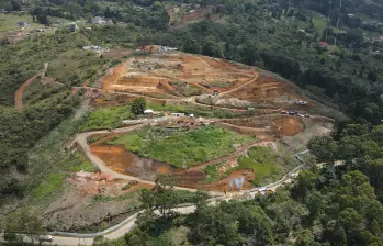 Obras de la cárcel metropolitana de San Cristobal ya avanzan en un 3%. FOTO: CORTESÍA ALCALDÍA DE MEDELLÍN
