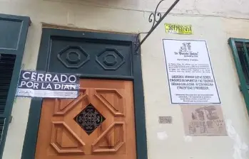 Dian anunció cierre de La Puerta Falsa por incumplimientos en la facturación electrónica. FOTO: Cortesía Dian.