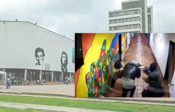 Así fue el ataque a jóvenes líderes estudiantiles en la Universidad Nacional sede Bogotá. FOTOS: Cortesía y redes sociales