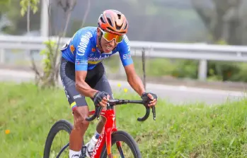 Egan representó por primera vez a Colombia, en élite, en 2024, cuando hizo parte del Tour Colombia, en el que fue quinto. FOTO CORTESÍA-FEDECICLISMO