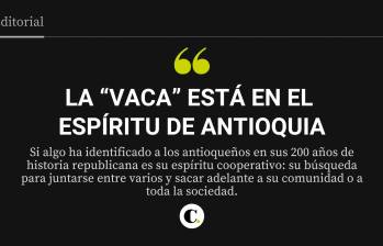 La “vaca” está en el espíritu de Antioquia