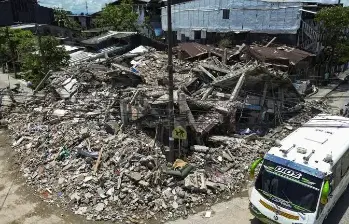 Chocó fue el epicentro del terremoto del pasado 10 de agosto. FOTO: MANUEL SALDARRIAGA / EL COLOMBIANO