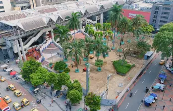 La Alcaldía de Medellín avanza en la renovación integral del Parque Berrío, el espacio fundacional de la ciudad, con una inversión de $6.500 millones. Foto: cortesía Alcaldía de Medellín.