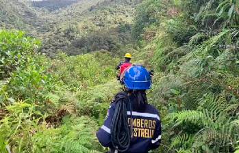 Los rescatistas tardaron una hora y media para encontrar al grupo de mujeres. FOTO: CORTESÍA