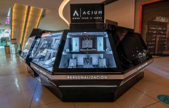 Acium es una cadena internacional de franquicias de joyería, que pretende expandir su presencia en Colombia. Foto: cortesía. 