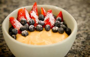 El postre cremoso de natilla le da un nuevo rostro a la tradición. Foto; Juan Pablo Estrada