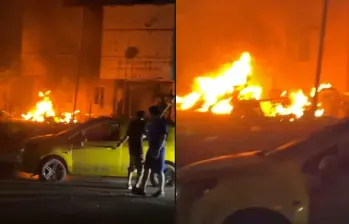 Videos en redes sociales se compartieron tras la detonación. Foto: Redes sociales.