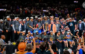 Los New York Knicks consiguen su primer campeonato de NBA desde 1973. FOTO: X nyknicks