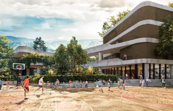 El proyecto de megacolegio se desarrolló bajo el concepto de escuelas inteligentes. Foto: cortesía.