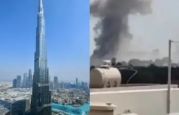 Evacuan el Burj Khalifa mientras el conflicto entre Israel y Irán llega a las puertas de Dubái. FOTO: Tomada de redes.