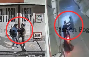 El ciudadano forcejeó con uno de los asaltantes y evitó que accionara un arma. FOTO: X: @PasaenBogota