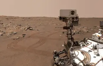El Programa de Exploración de Marte de la NASA anunció el resultado de una de las muestras recolectadas por el rover Perseverance en el antiguo lecho de un río seco en el cráter Jezero. FOTO: NASA