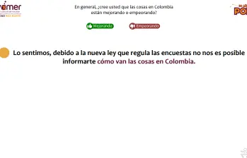 Los colombianos se quedaron sin los resultados del tradicional Invamer Poll. FOTO: ARCHIVO