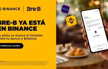 La integración de Bre-B permite a los usuarios de Binance enviar y recibir pesos colombianos en tiempo real, las 24 horas del día. FOTO: CORTESÍA
