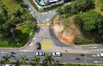 Nuevos cambios viales en Las Palmas. FOTO: CORTESÍA ALCALDÍA.