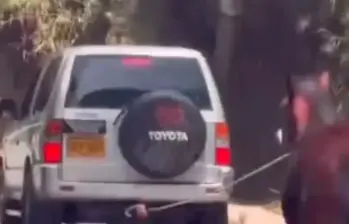 Imagen tomada del video del hecho difundido en redes sociales.