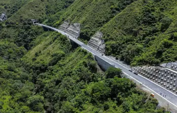 Imagen de referencia de un proyecto vial del departamento. Foto: Andrés Camilo Suárez Echeverry.