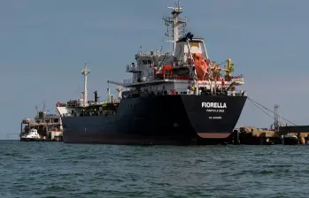 Puerto Antioquia recibió por primera vez un buque cargado con fertilizantes destinados al mercado agropecuario colombiano. FOTO: COLPRENSA