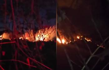 Imágenes compartidas a través de redes sociales dan muestra de la magnitud de la conflagración. Foto: Captura de video