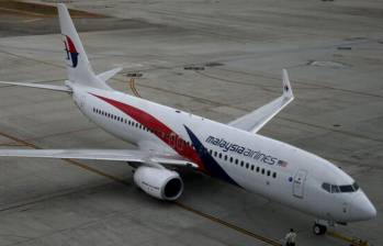 Vuelo MH370 Malaysia Airlines en la base de despegue. Foto: COLPRENSA