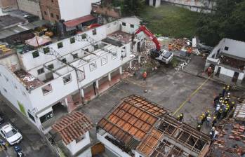 Estación de Policía de El Poblado será demolida. FOTO: Cortesía Alcaldía de Medellín