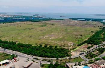 El lote Mamonal-Pasacaballos tiene una extensión de 107 hectáreas y fue vendido en más de 300 mil millones de pesos.Era el inmueble más valioso en poder de la Sociedad de Activos Especiales. FOTO cortesía
