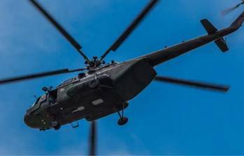 La flota de helicópteros Mi-17 del Ejército ha enfrentado problemas de operatividad por fallas y dificultades en su mantenimiento. Foto: Cortesía Ejército