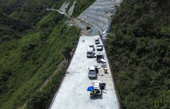 Avances de la obra del Túnel del El Toyo, en el occidente de Antioquia. Foto: Manuel Saldarriaga Quintero.