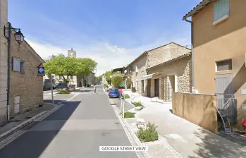 Una novia fue asesinada a tiros el día de su boda en el sur de Francia después de que ella y su novio fueran atacados por atacantes encapuchados y armados. FOTO: GOOGLE STREET VIEW