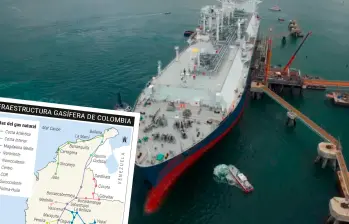 Las nuevas regasificadoras en Colombia serán fundamentales para procesar el gas importado y asegurar el abastecimiento energético nacional ante el déficit proyectado. FOTO COLPRENSA