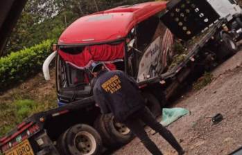 Un accidente de tránsito se registró en Piedecuesta. FOTO: tomada de redes sociales 