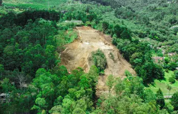 Así quedó la zona afectada tras el deslizamiento y la intervención que han tenido que hacer las autoridades.FOTO: Cortesía