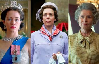 Claire Foy, Olivia Colman e Imelda Staunton son las actrices que han hecho de Isabel II en The Crown. La actuación de Staunton apenas se verá en la quinta y sexta temporada. Foto: tomada de video.
