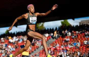 La venezolana Yulimar Rojas regresa luego de dos años por fuera de las pistas. Foto: Tomada de redes @TeamRojas45