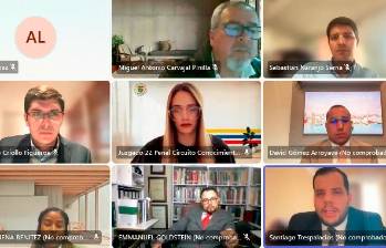 El pasado viernes comenzó la audiencia del caso de Aguas Vivas, la cual continuará en febrero del año entrante. FOTO: TOMADA DE VIDEO