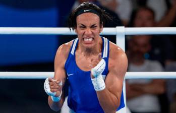  Imane Khelif, de 25 años de edad, participó en sus segundos Olímpicos. En París logró el oro en la división de 66 kilogramos. FOTO AFP