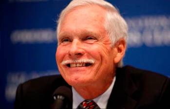 Ted Turner vendió sus cadenas a Time Warner y posteriormente abandonó el negocio, según confirmó CNN. Tenía 87 años y siempre sintió orgullo por lo que logró con CNN. FOTO Getty