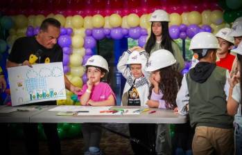 El programa reta a los niños a que diseñen la vivienda soñada. / Fotos: cortesía Arquitectura y Concreto.