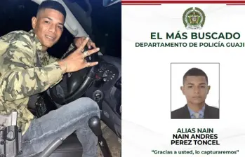 La Policía ofrece una recompensa de hasta 500 millones de pesos por información que conduzca a la captura de alias El Bendito.