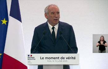 El primer ministro de Francia, François Bayrou. FOTO: Tomada de redes.