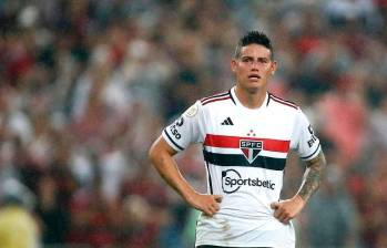 James Rodríguez es criticado por su nivel en Sao Paulo FOTO: Getty