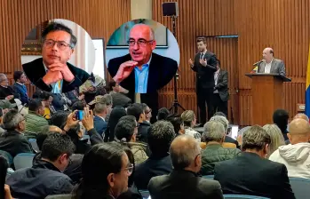 El presidente Gustavo Petro cuestionó la no asistencia del gerente del Banco de la República, Leonardo Villar, al foro sobre política monetaria del MinHacienda, pero él tampoco llegó. FOTO MINHACIENDA
