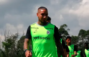 Cristian “Chicho” Arango trabajó a la par de sus compañeros desde su arribo a Nacional y está preparado para su debut frente a Fortaleza este jueves en el Atanasio, desde las 8:30 p.m. FOTO cortesía atlético Nacional