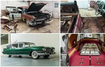 Este Cadillac será una de las principales novedades que presentará la Funeraria San Vicente durante la edición número 29 del Desfile de Autos Clásicos y Antiguos de la Feria de las Flores. FOTOS Cortesía. 