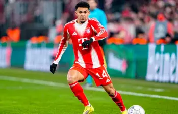 Luis Díaz, uno de los hombres más desequilibrantes del Bayern ante el PSG. FOTO AFP