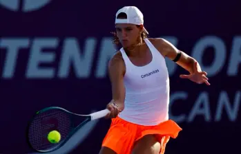 Emiliana Arango se concentrará ahora en el Torneo de Bogotá. FOTO @OlimpicoCol