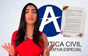 La influencer Gabriela Muñoz respondió a los señalamientos en su contra que han surgido durante esta semana. Foto: Redes sociales/ Captura de video y EL COLOMBIANO